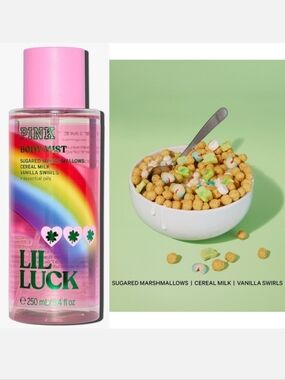PINK Victoria's Secret Lil Luck Fragrance Body Mist 8oz NEW